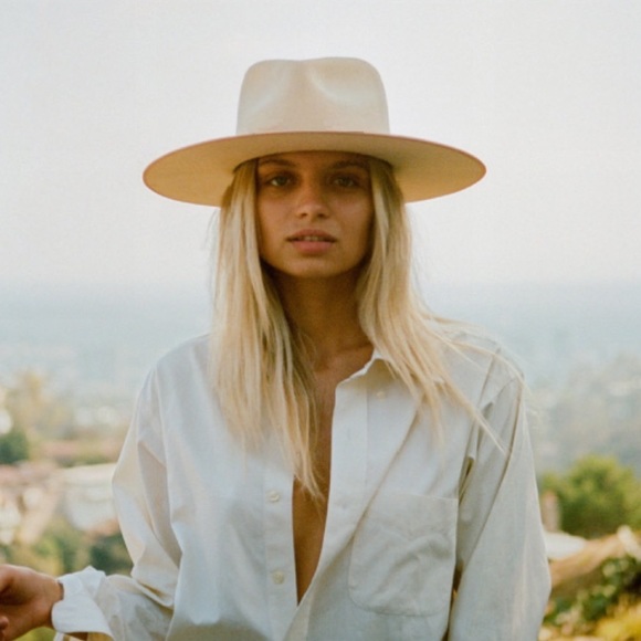 BILLIE-Ivory Ultra Structured Wool Rancher… - Picture 2 of 14